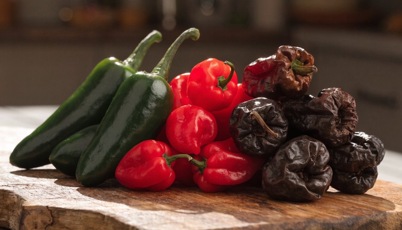 Los chiles más picantes del mundo ordenados por escala Scoville